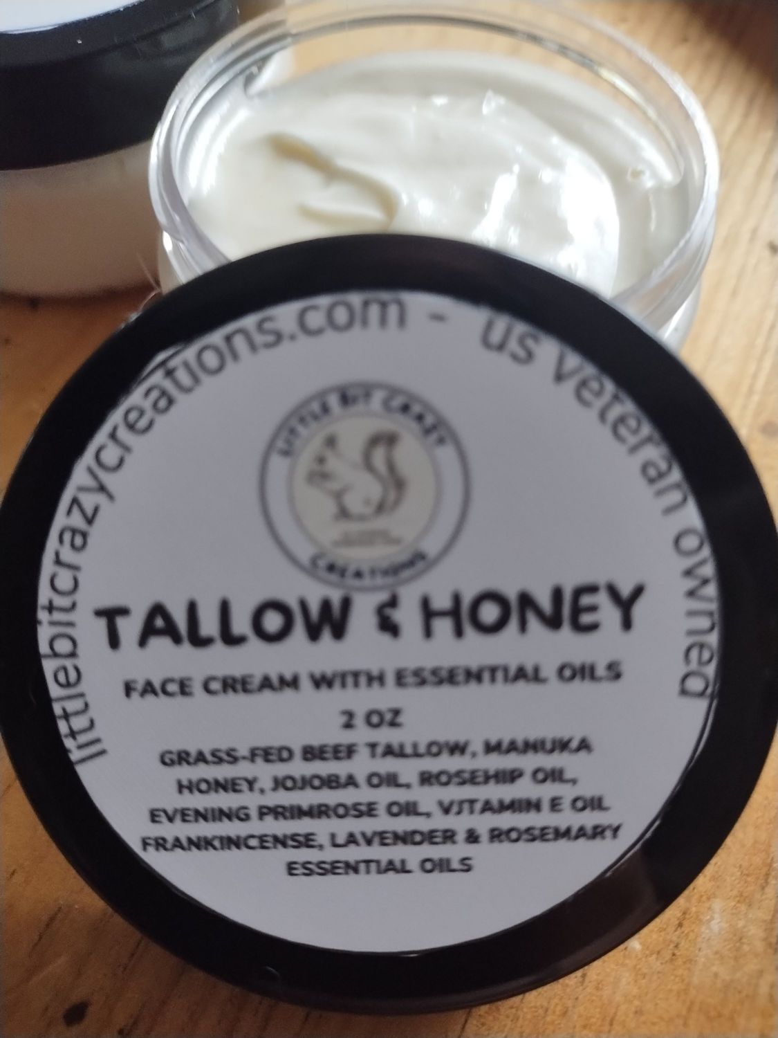 2oz TALLOW &amp; HONEY FACE CREAM W/LAVENDER