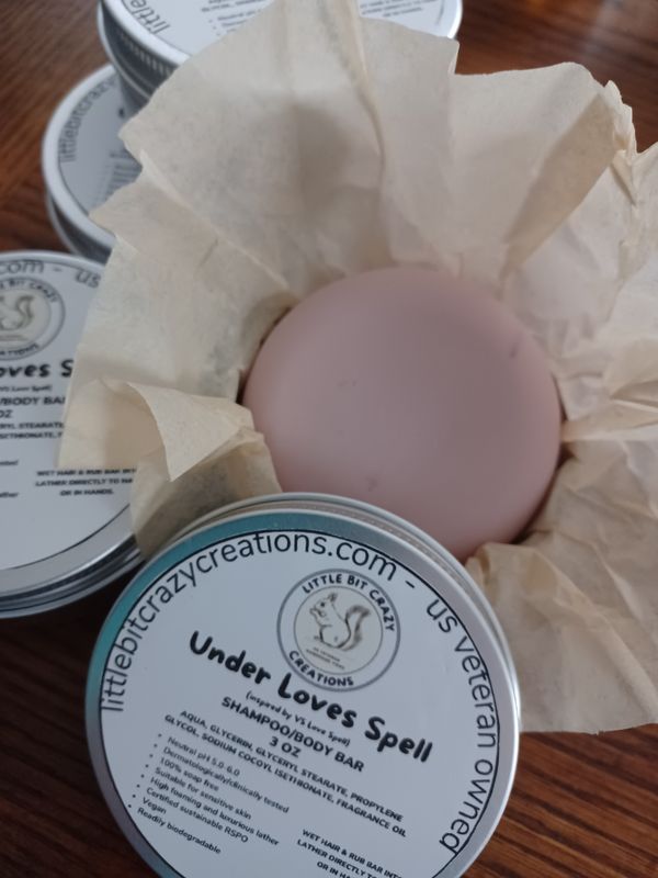 3oz UNDER LOVE'S SPELL Shampoo/Body Bar