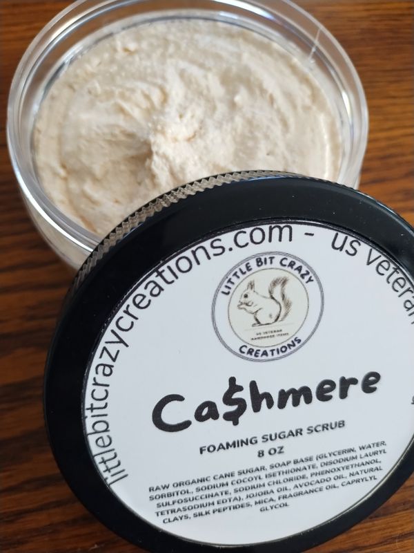 8oz CA$HMERE FOAMING SUGAR SCRUB