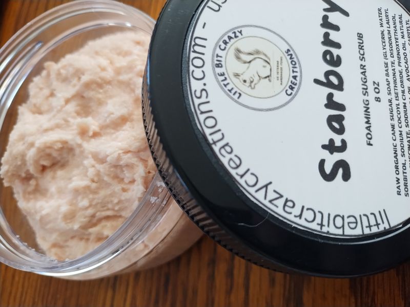 8oz STARBERRY FOAMING SUGAR SCRUB