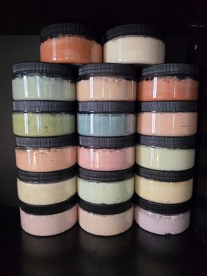 Foaming Sugar Scrubs