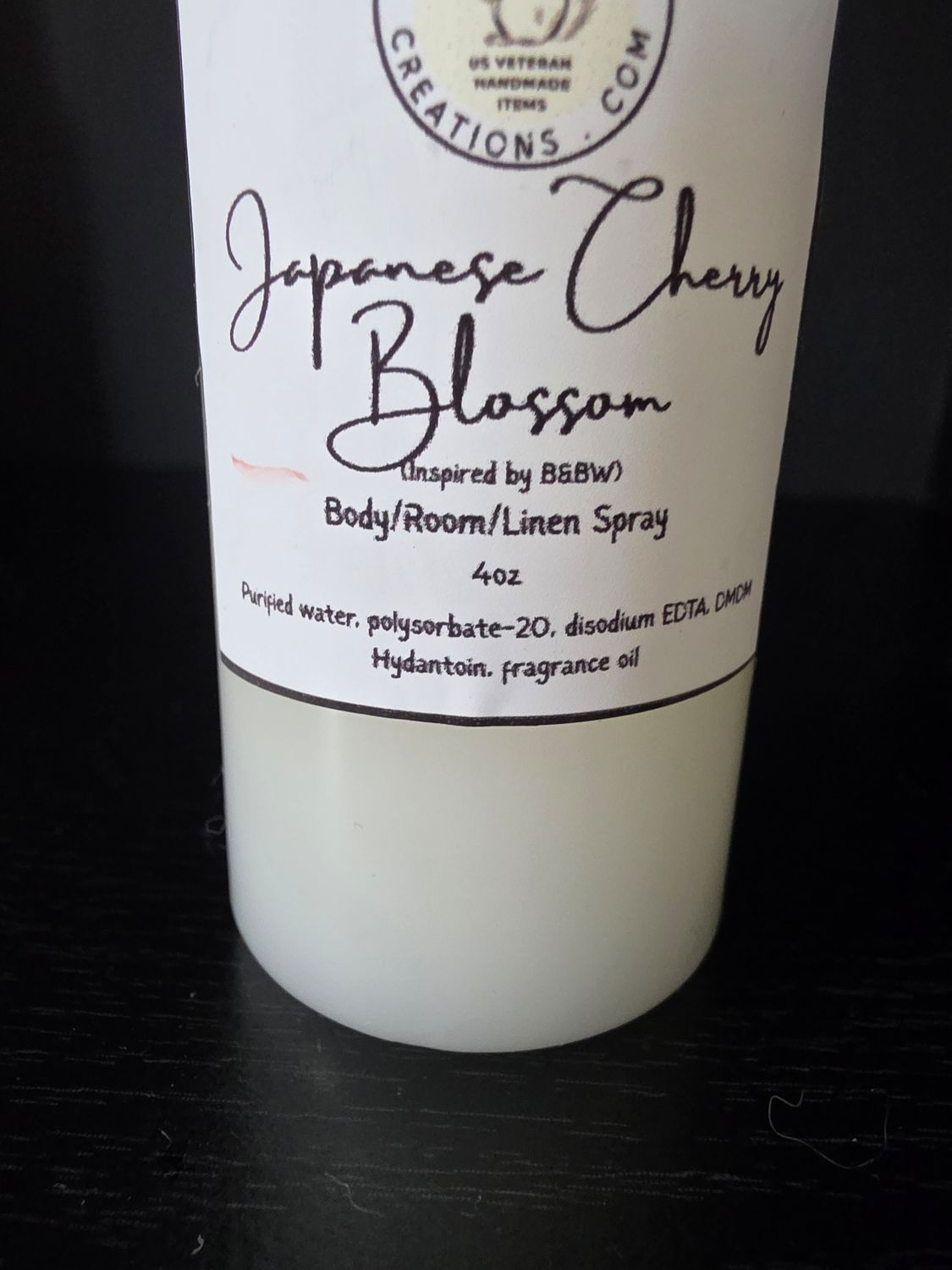 4oz JAPANESE CHERRY BLOSSOM Body/Room/Linen Spray