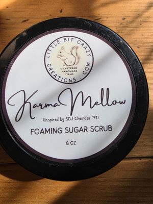 8oz KARMA MELLOW Foaming Sugar Scrub 8oz KARMA MELLOW Foaming Sugar Scrub