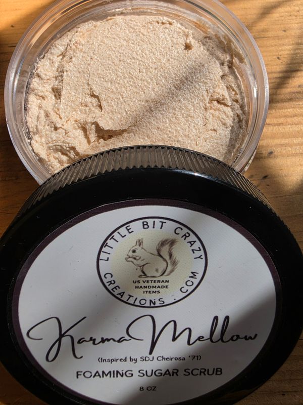8oz KARMA MELLOW Foaming Sugar Scrub