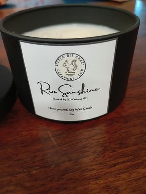 6 oz RIO SUNSHINE Hand Poured Coconut &amp; Soy Wax Candle
