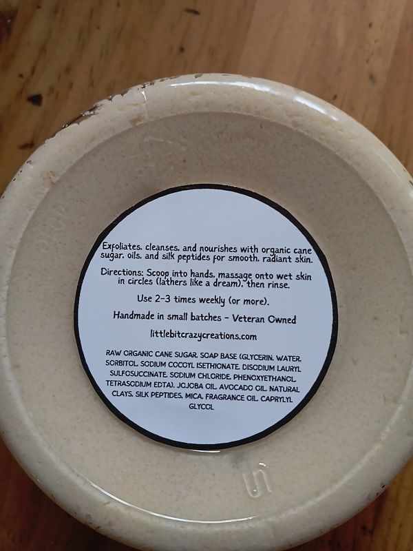 8oz Foaming Sugar Scrubs
