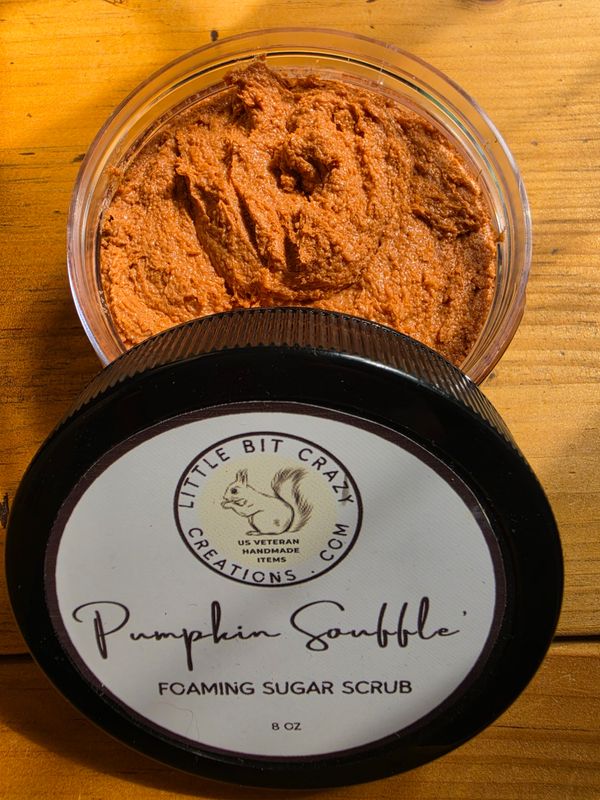 8oz PUMPKIN SOUFFLE' Foaming Sugar Scrub 8oz PUMPKIN SOUFFLE' Foaming Sugar Scrub