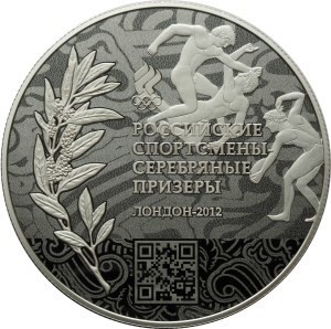 РФ. 2014. 50 рублей. ММД. Российские спортсмены-чемпионы и призеры ХХХ Олимпиады 2012 г. в Лондоне. 0.925 Серебро. 10.0 Oz., ASW., 337.30 g. PROOF. Mintage: 500 VERY RARE РФ. 2014. 50 рублей. ММД. Российские спортсмены-чемпионы и призеры ХХХ Олимпиады 2012 г. в Лондоне. 0.925 Серебро. 10.0 Oz., ASW., 337.30 g. PROOF. Mintage: 500 VERY RARE