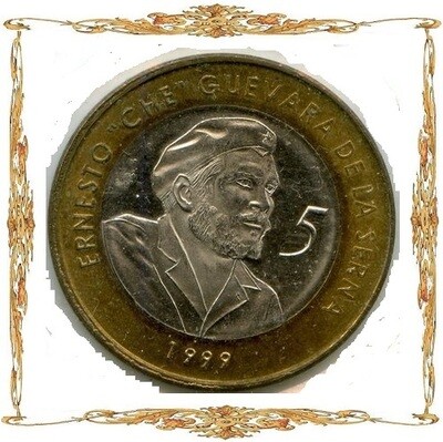 Cuba. 5 pesos. Commemorative and circulation coins.