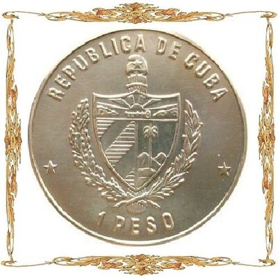 Cuba. 1 peso. Cu-Ni, Cu. Commemorative coins.