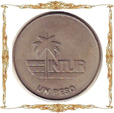 Cuba. 1 peso. INTUR. Circulation coins.