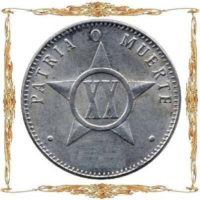Cuba. 20 centavos CUP. Circulation coins.