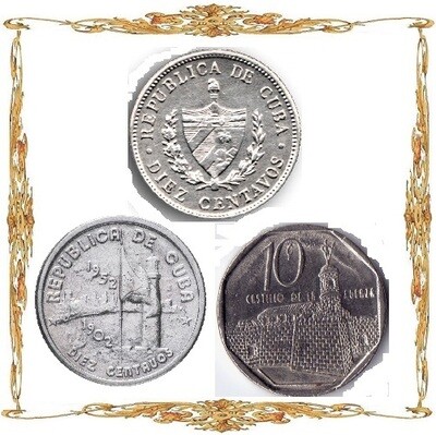 Cuba. 10 centavos