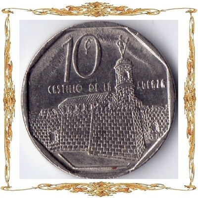 Cuba. 10 centavos CUC. Circulation coins.