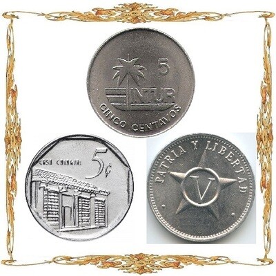 Cuba. 5 centavos