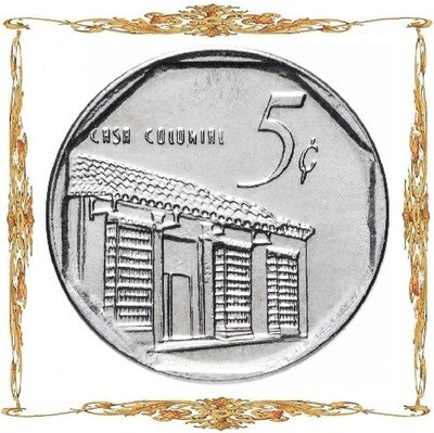 Cuba. 5 centavos CUC. Circulation coins.