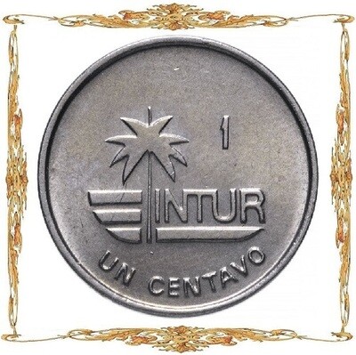 Cuba. 1 centavo INTUR. Circulation coins.