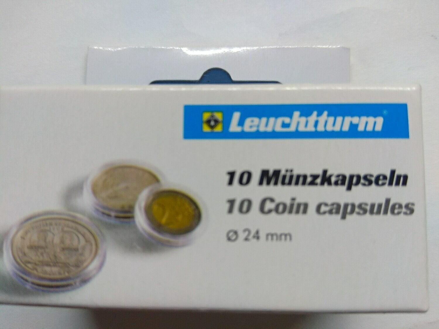 Капсулы для монет 24,00 мм. 1 * 10 шт. Lighthaus / Leuchtturm.