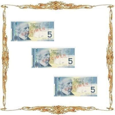Канада. Банкноты. 5 долларов. Тип: 2004-2006 года.