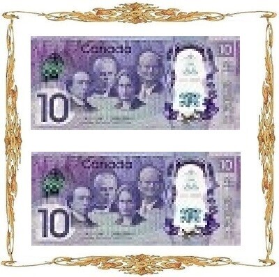 Канада. Банкноты. 10 долларов. Тип: 2017 года.