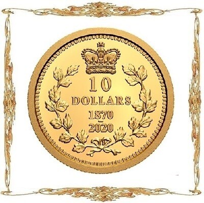 Монеты Канады. Виктория. $10. Золото.