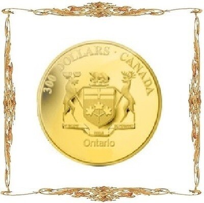 Монеты Канады. Елизавета II. $300. Золото. Коллекционные, памятные и инвестиционные монеты.