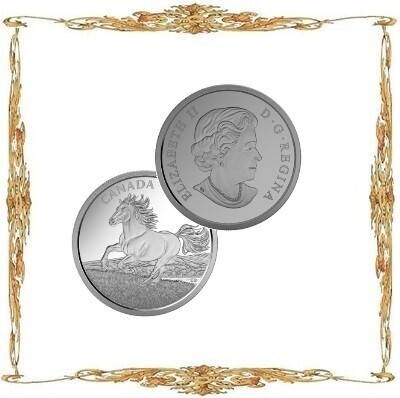 Монеты Канады. Елизавета II. $100. Серебро. Инвестиционные и памятные монеты.