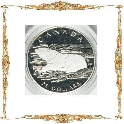 Монеты Канады. Елизавета II. $75. Платина. Коллекционные, памятные и инвестиционные монеты.