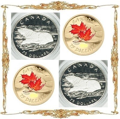 Монеты Канады. Елизавета II. $75. Инвестиционные и памятные монеты.