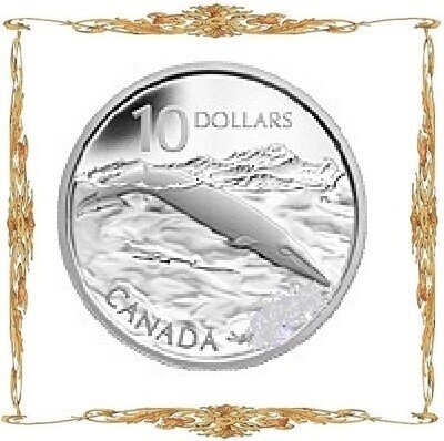 Монеты Канады. Елизавета II. $10. Серебро. Инвестиционные, коллекционные и памятные монеты.