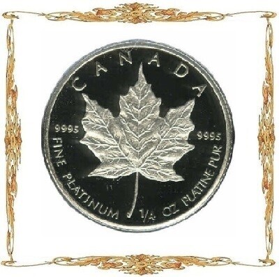 Монеты Канады. Елизавета II. $10. Платина. Инвестиционные и памятные монеты.