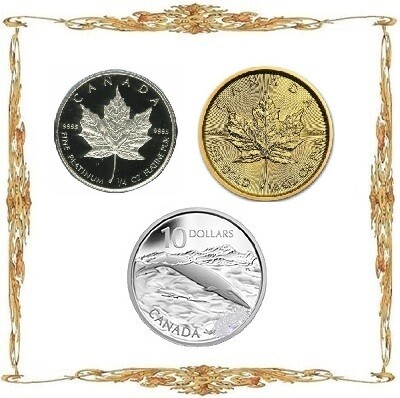 Монеты Канады. Елизавета II. $10