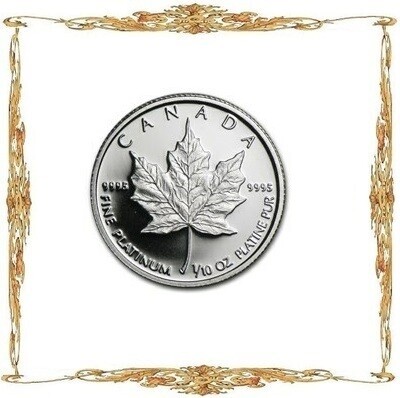 Монеты Канады. Елизавета II. $5. Платина. Инвестиционные и памятные монеты.