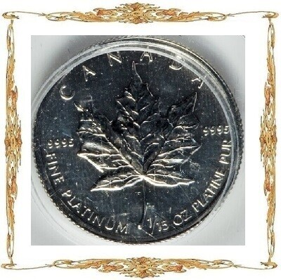 Монеты Канады. Елизавета II. $2. Платина. Инвестиционные и памятные монеты.