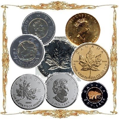 Монеты Канады. Елизавета II. $2. Коллекционные, памятные и циркуляционные монеты.