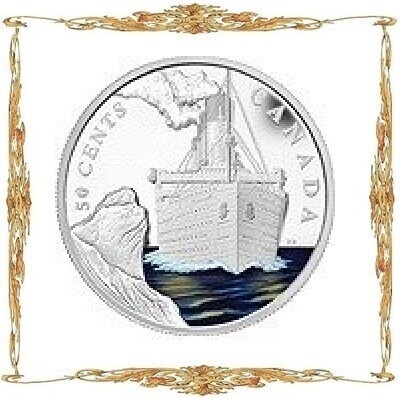 Монеты Канады. 50 ¢. Серебро. Коллекционные монеты.