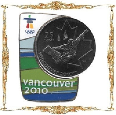 Монеты Канады. 25 ¢ Ni, Fe. Коллекционные монеты спецчекан от RCM.
