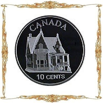 Монеты Канады. 10 ¢. Серебро. Коллекционные монеты.