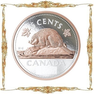 Монеты Канады. 5 ¢. Серебро. Коллекционные монеты.