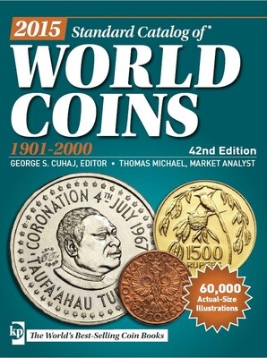 Каталог монет. 2015. Standard catalog of World Coins 1901-2000. 
 42ad Edition. Электронная версия PDF.