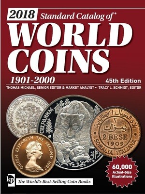 Каталог монет. 2018. Standard catalog of World Coins 1901-2000. 
 45ad Edition. Электронная версия PDF.