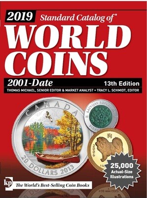 Каталог монет. 2019. Standard catalog of World Coins 2001- Date. 13ad Edition. Электронная версия PDF.
