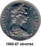 Канада. Елизавета II 1966. 1 доллар. Каноэ. Тип: 1965. 0.800 Серебро. 0.5961 Oz. ASW., 23.330 g., KM#54.1 Примечание: Маленькие жемчужены. AU Канада. Елизавета II 1966. 1 доллар. Каноэ. Тип: 1965. 0.800 Серебро. 0.5961 Oz. ASW., 23.330 g., KM#54.1 Примечание: Маленькие жемчужены. AU