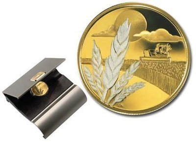 Канада. Елизавета II. 2003. 100 долларов. 1903-2003. 100 лет со дня открытия пшеницы Маркиз. 0.585 Золото 0.470 Oz., AGW., 13.338 g., PROOF PF60. Канада. Елизавета II. 2003. 100 долларов. 1903-2003. 100 лет со дня открытия пшеницы Маркиз. 0.585 Золото 0.470 Oz., AGW., 13.338 g., PROOF PF60.