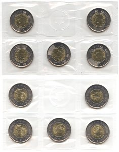 Канада. Елизавета II. 2015. 2 доллара. Набор RCM из 5 монет. Серия: 1815-2015. 200 лет со дня рождения Сера Джона Макдональда. Ni, Cu, Al. 7.30 g., BU. UNC Канада. Елизавета II. 2015. 2 доллара. Набор RCM из 5 монет. Серия: 1815-2015. 200 лет со дня рождения Сера Джона Макдональда. Ni, Cu, Al. 7.30 g., BU. UNC