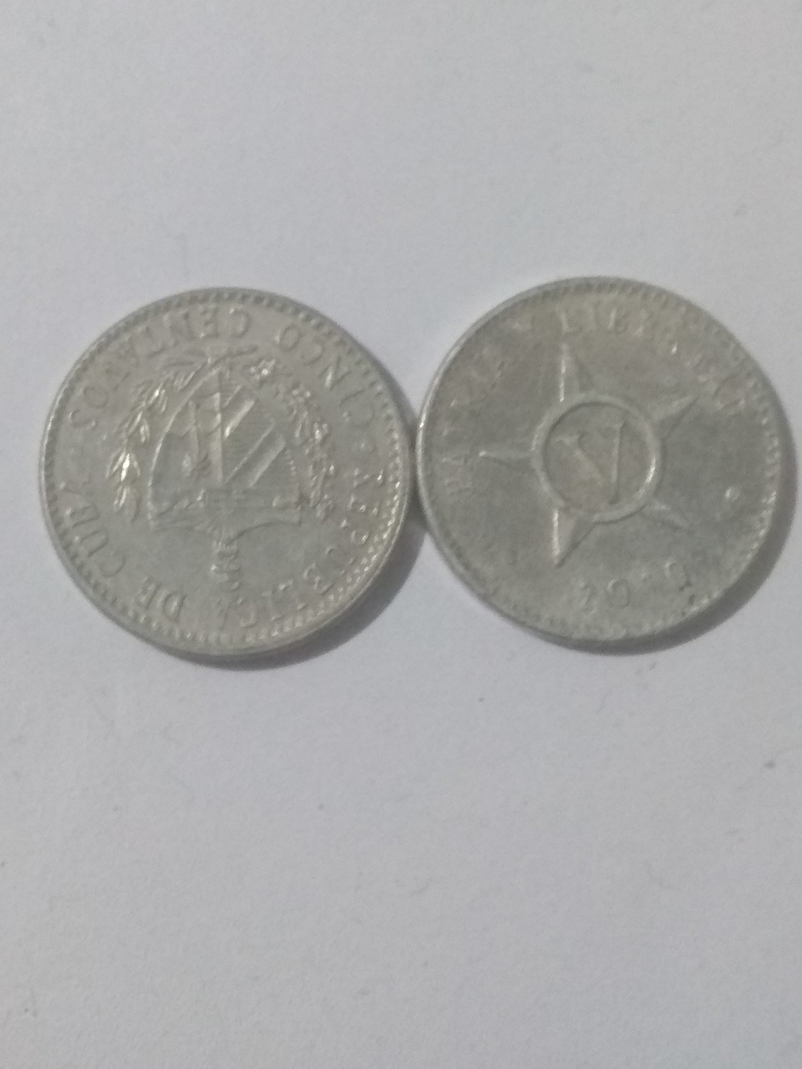 Cuba. 2010. 5 centavos CUP. Star. Type: 1915. Aluminium. 1.500 g., KM#34. VF