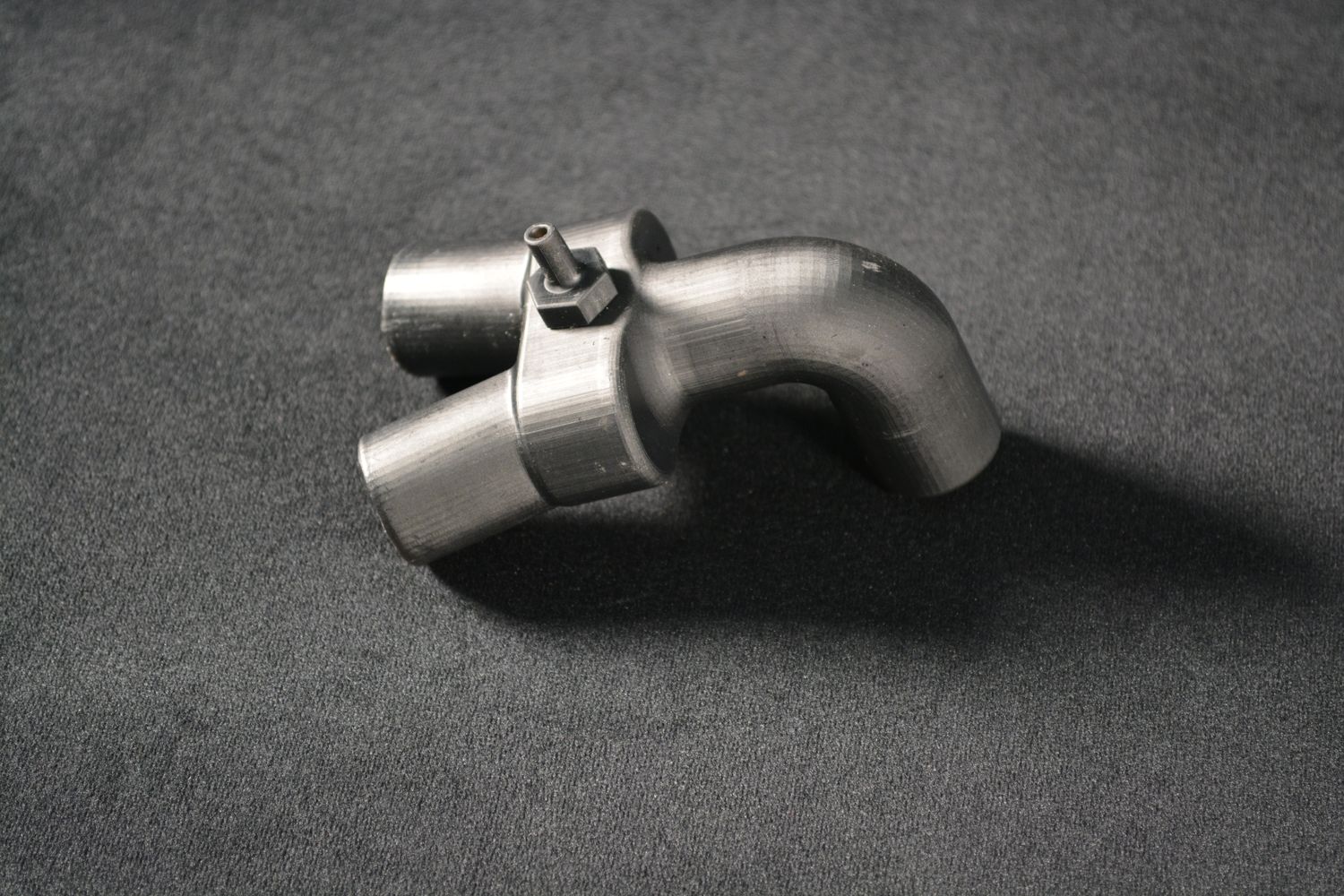 Curved Y - with monitoring port