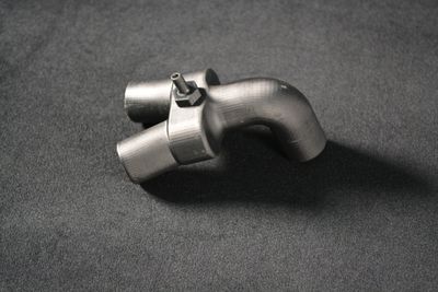 Curved Y - with monitoring port