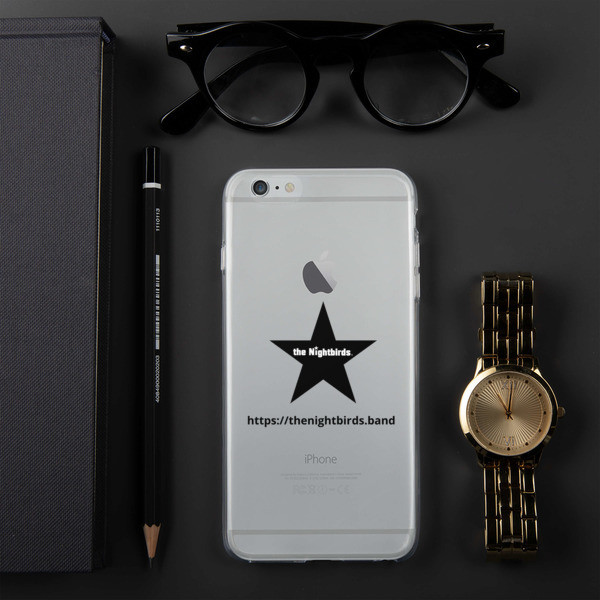 The Nightbirds iPhone Case with Logo & Black Star