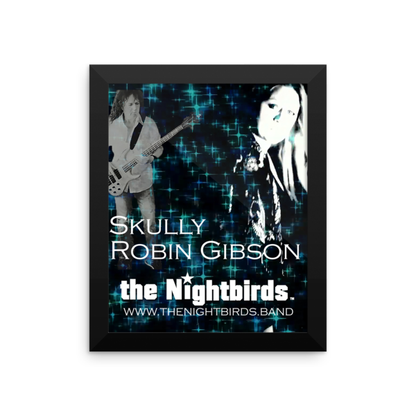Skully & Robin from the Nightbirds Framed Luster Photo Paper Poster "Feels So Right" Theme